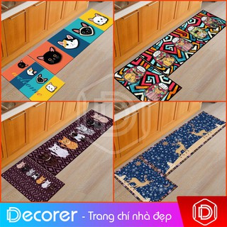 Thảm trải sàn bếp chống trơn trượt cao cấp, bộ cỡ 40x60 và 40x120cm