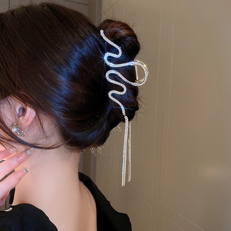 Kẹp Tóc Dạng Móng Vuốt Bằng Hợp Kim Chống Trượt