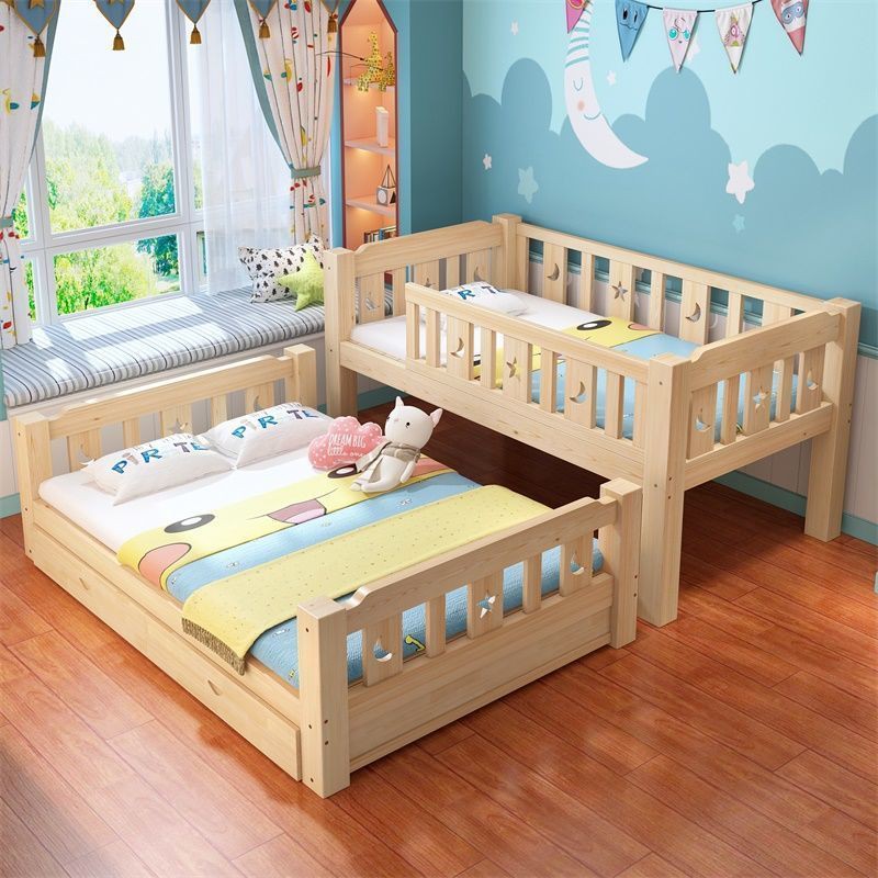 Tất cả giường tầng gỗ nguyên tấm, người lớn, trẻ em, mẹ, cao thấp, đôi, thương hiệu