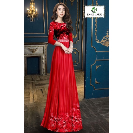 Vải áo dài in 3D độc đáo