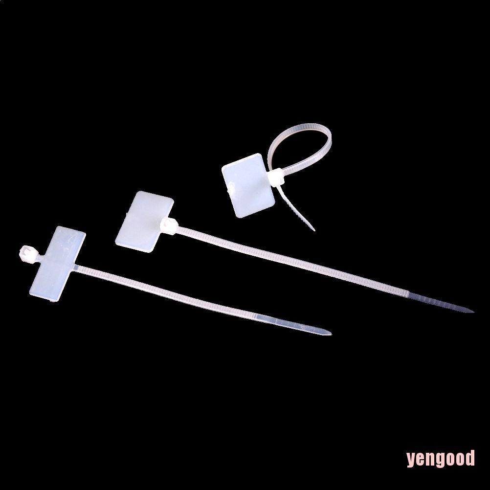 Bộ 100 sợi dây buộc cáp có thẻ đánh dấu RJ45 RJ12 chuyên nghiệp