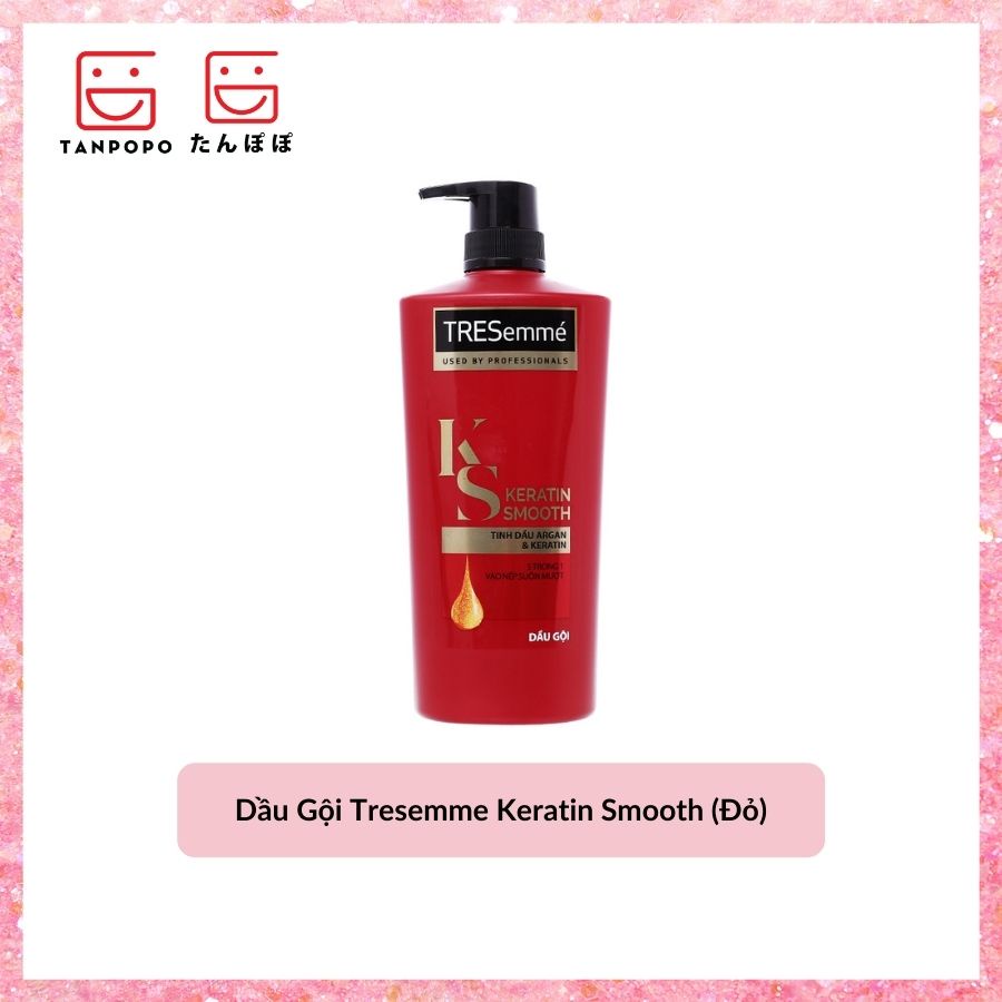 [Có sẵn] [Chính hãng] Dầu Gội Tresemme Keratin Smooth (Đỏ)