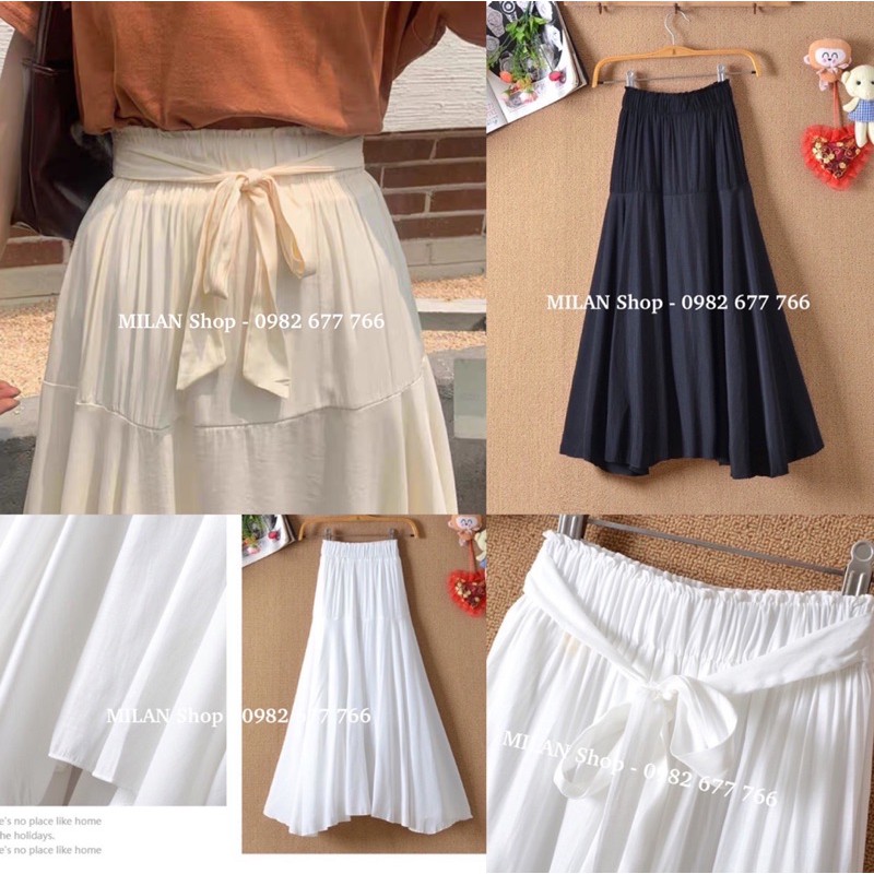 [ Mã FADIRECT20 giảm 20K đơn 150K] Chân váy đuôi cá buộc nơ chất lụa mát lịm | BigBuy360 - bigbuy360.vn