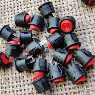 công tắc tròn bập bênh on/off 16mm dành cho DIY loại tốt