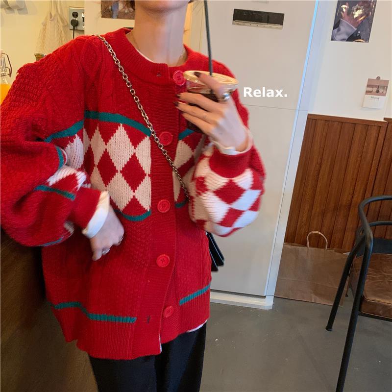 Áo Khoác cardigan Dệt Kim Phong Cách Hàn Quốc Thời Trang Thu Đông 2023 Cho Nữ