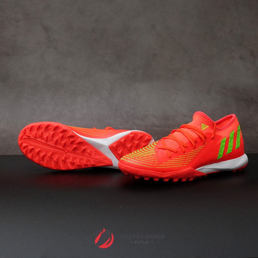 GIÀY ĐÁ BÓNG CHÍNH HÃNG ADIDAS PREDATOR EDGE.3 L TF - GV8527 - CAM/ĐỎ