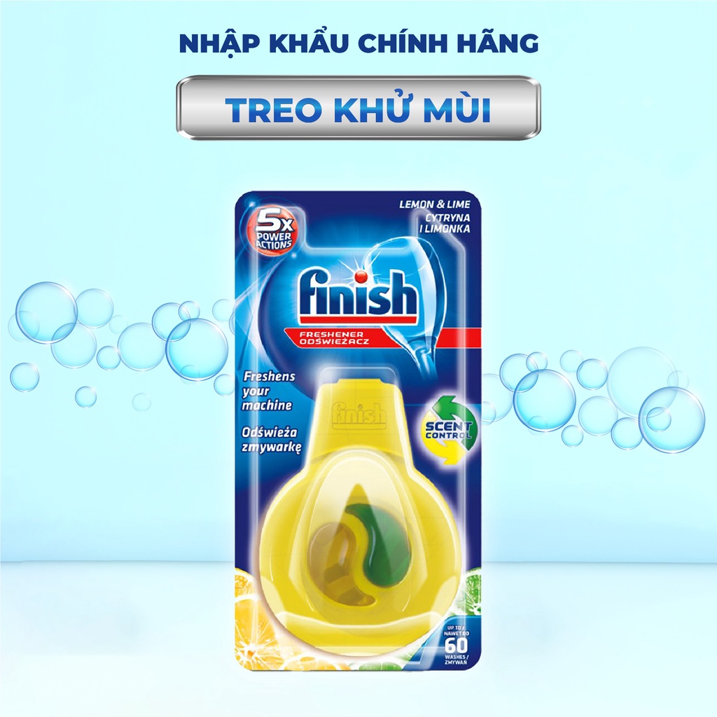 Khử mùi Máy rửa bát Finish - hương chanh