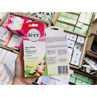 Miếng Dán Tẩy Lông Mặt Veet Face Precision Wax Strips