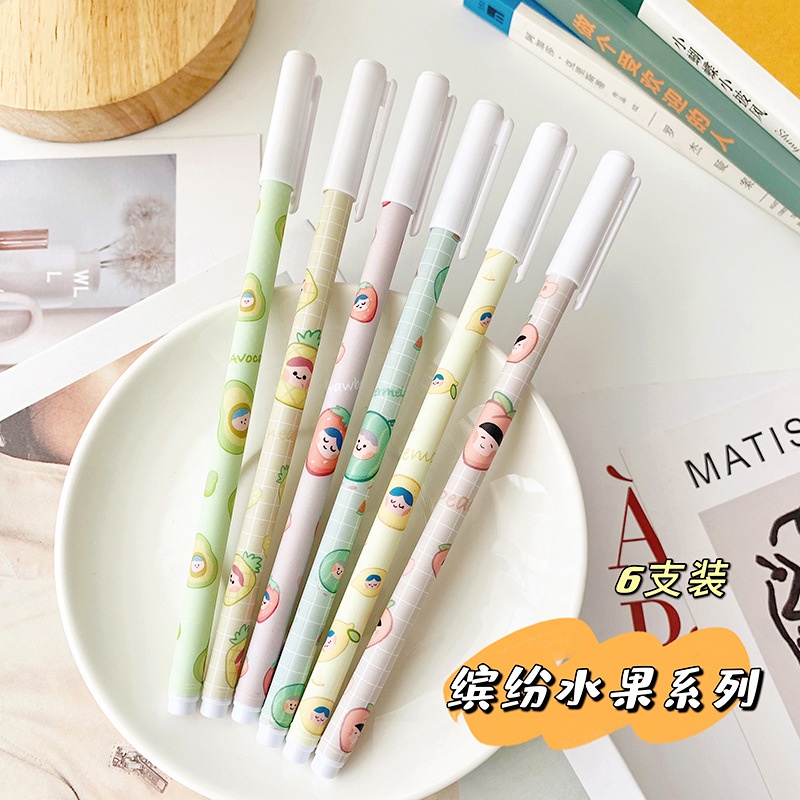 Bút gel đầu 0.5mm Bút gel mực đen bút gel. Bút gel mô hình hoạt hình dễ thương B12