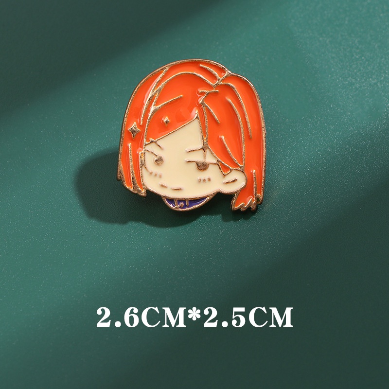 Ghim Cài Áo Kim Loại Phong Cách Anime Jujutsu Kaisen Gojo Satoru Fushiguro Megumi