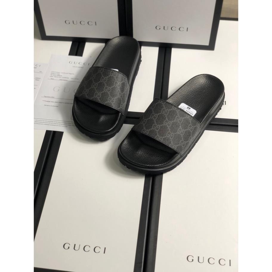 [Sẵn Hàng] Dép nam GC đế cao Full box bill - Dép Lê Nam GC Full Box Bill