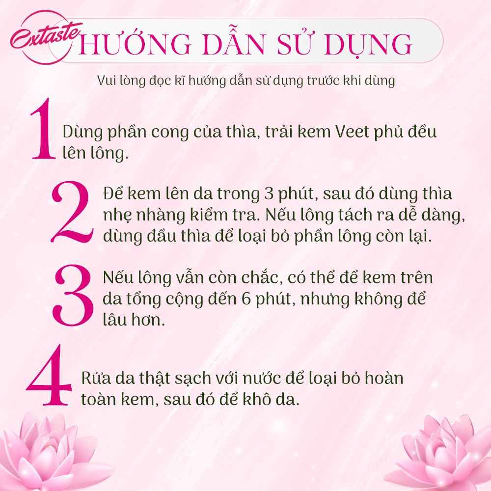 Kem tẩy lông Veet Silk And Fresh cho da thường sạch trong 3 phút 25/50g