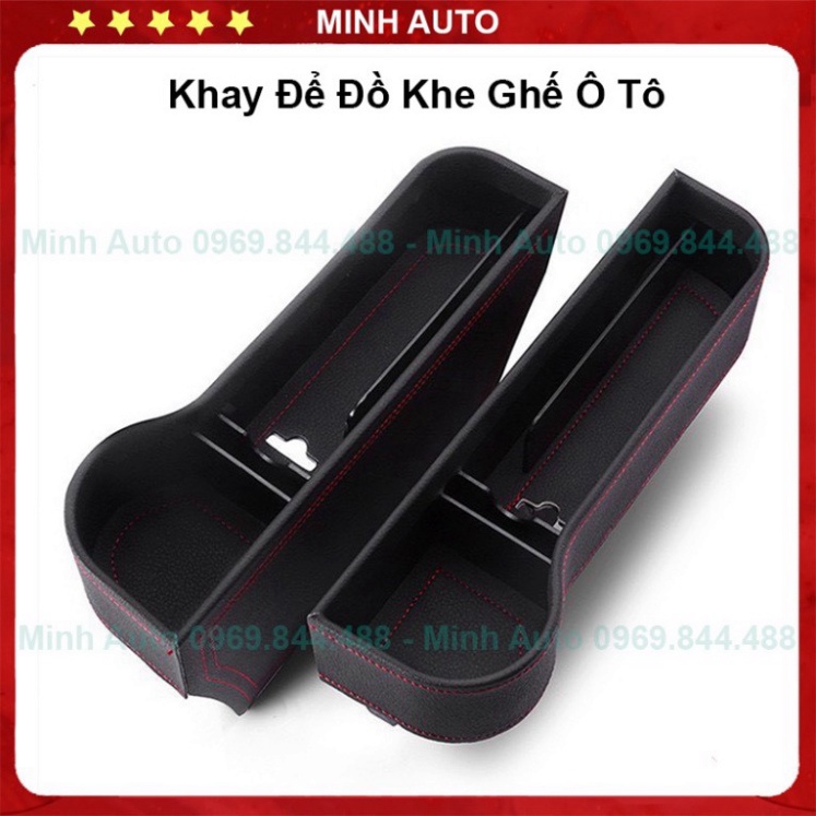 Khay Để Đồ Khe Ghế 🚗FREESHIP🚗 Khay Để Đồ Khe Ghế Ô Tô - Full Bộ Ghế Lái Và Ghế Phụ