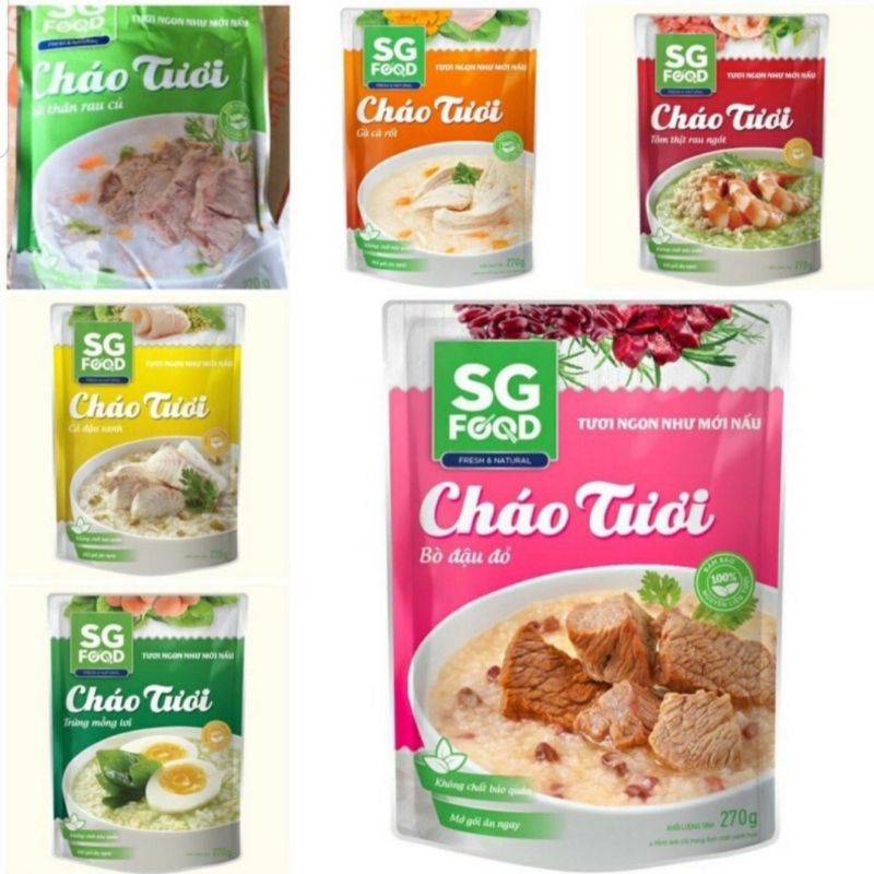 [Date 2022]-Cháo tươi SG Food Deli các vị - Gói 270g