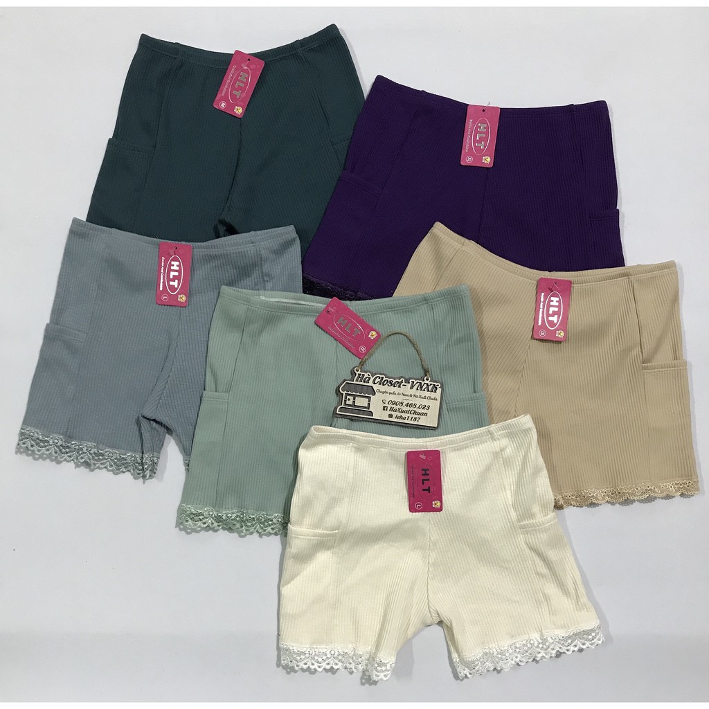 Quần mặc váy chất thun gân xịn