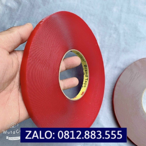 Băng keo 3M, băng dính cường lực 3M cho ô tô cuộn 1cm x 30 m loại đục và trong