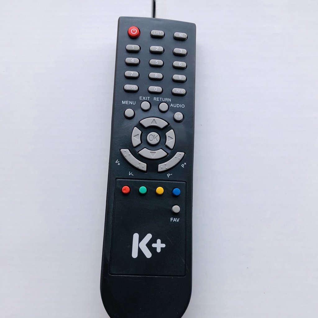 Điều khiển đầu thu k+ đời cũ loại k+ sd smardtv model stb111-vst-mtc01