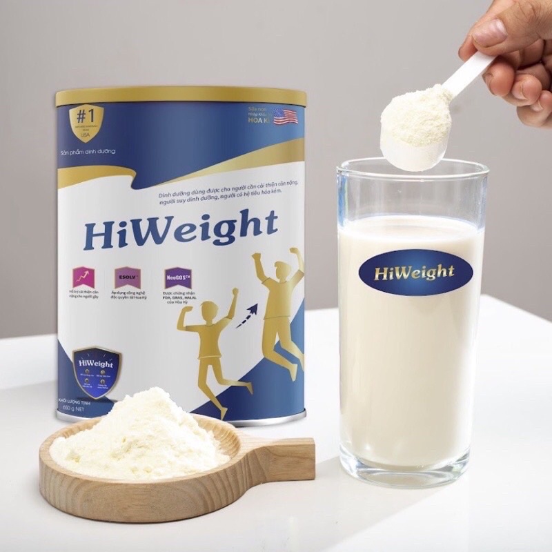 HiWeight – Sữa tăng cân số 1 Hoa Kỳ