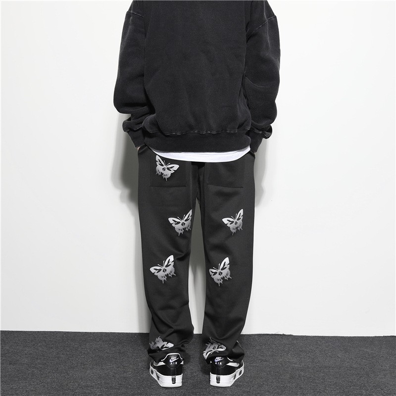Quần ống rộng dây rút nữ nam unisex Buffterfly 2 trong 1 form chuẩn như ảnh FFStore