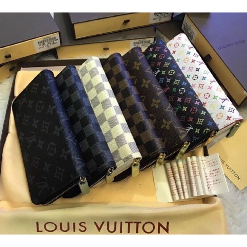 Mẫu ví khoá kéo zize 20 loại đẹp ( có hộp)