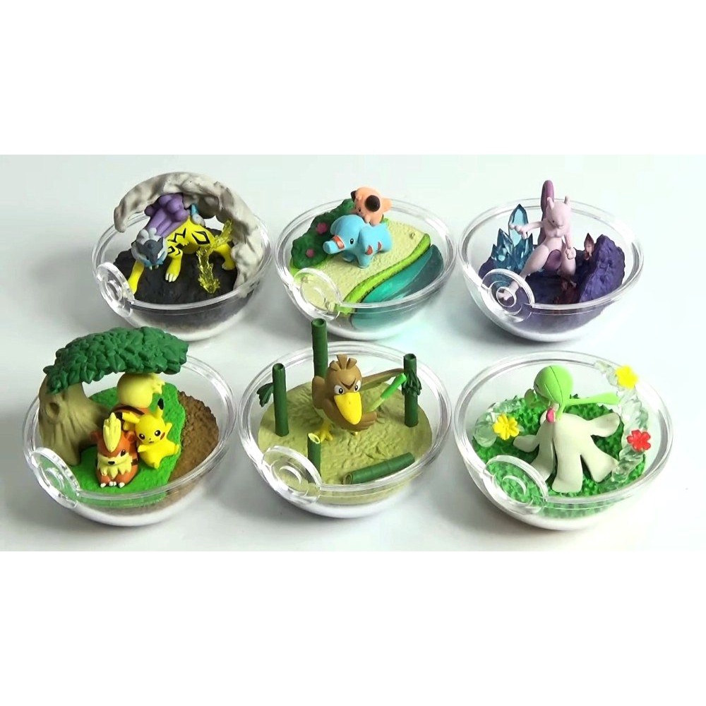 [Vol7] Quả Cầu Pokemon Terrarium Collection 7 Farfetch'd chính hãng Re-Ment - trong suốt, mở nắp được - PokeCorner