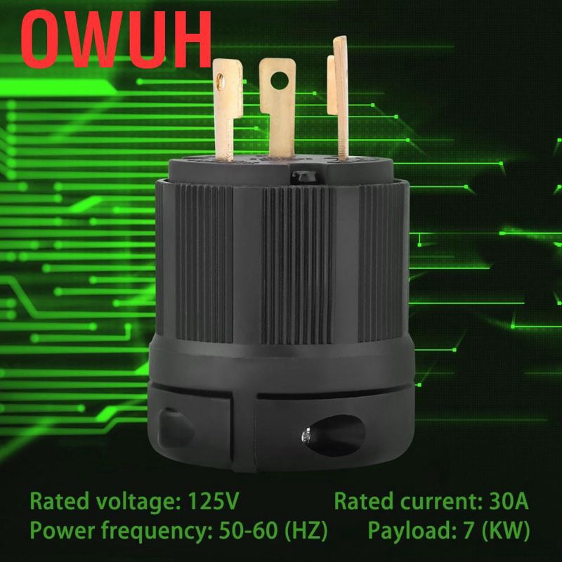 Đầu Nối Dây Điện Nema L5-30A 125v 3