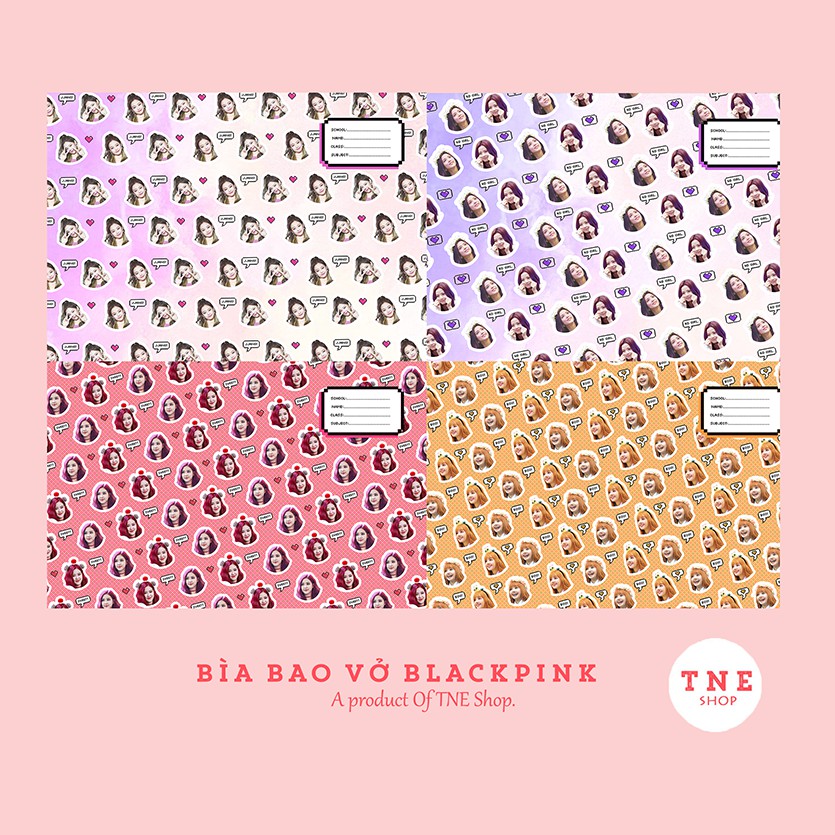 [HÀNG CÓ SẴN] Bìa bao vở BLACKPINK
