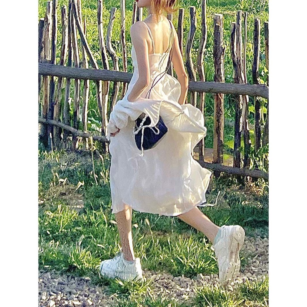 Đầm Cổ Chữ V Hở Lưng Quyến Rũ Thời Trang Xuân Hè Cho Nữ