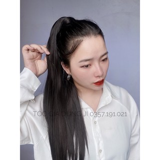 tóc giả cột thẳng ( loại cao cấp có dây quấn)