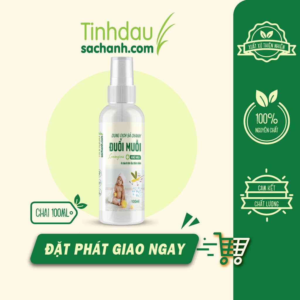 dung dịch đa năng khử mùi xua côn trùng an toàn cho bé