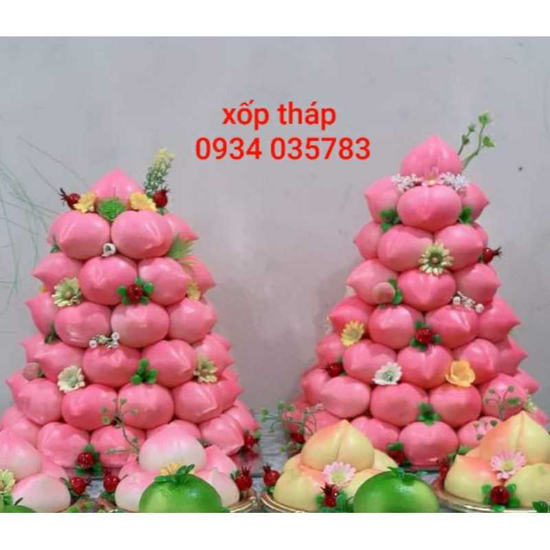 Xốp tròn cao 5cm làm DIY bánh kem giả, nowship trong ngày