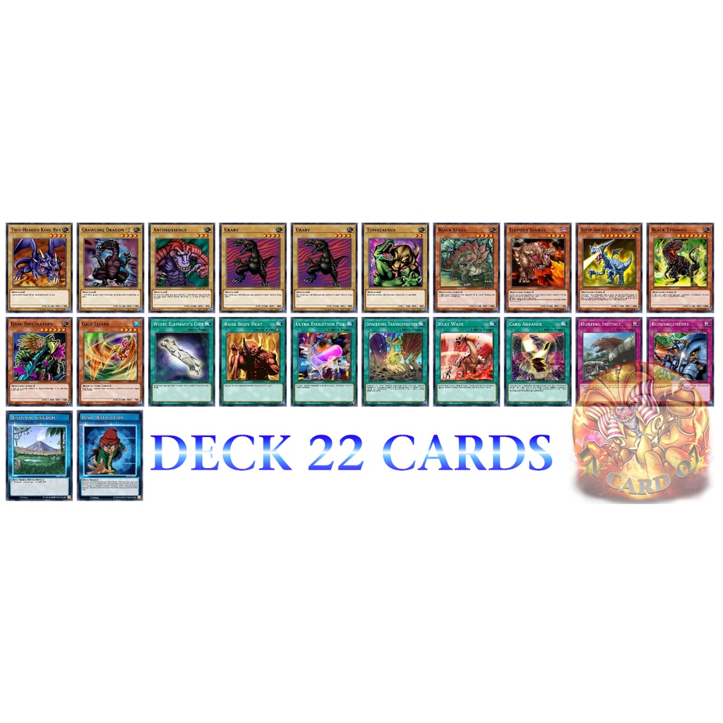 Deck Bài Yugioh Speed Duel Ryuzaki - Rex Raptor