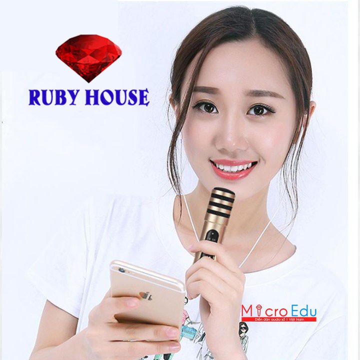 [Freeship] [ LOẠI 1] Micro livertream C7, micro hát karaoke trên điện thoại