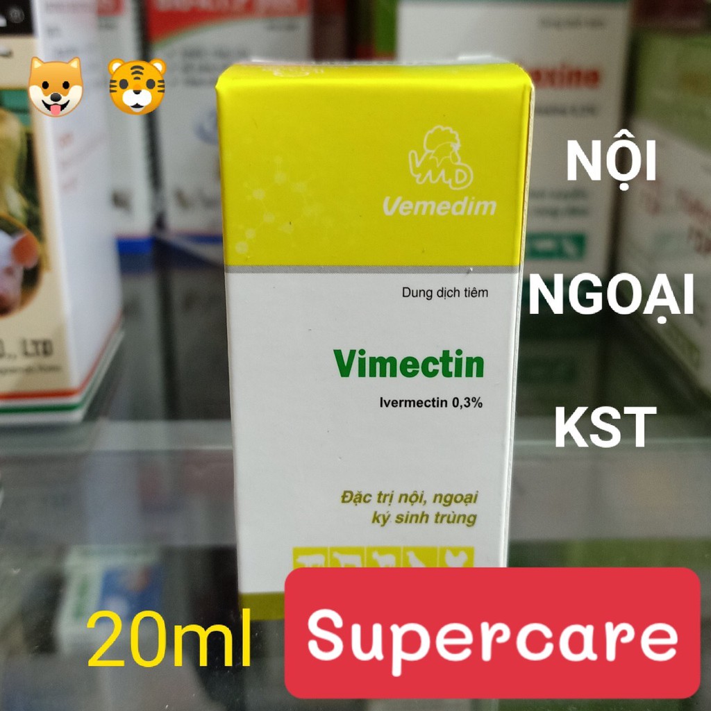 Vimectin 20Ml Nội Ngoại Ký Sinh Trùng Chó Mèo & Gia Cầm