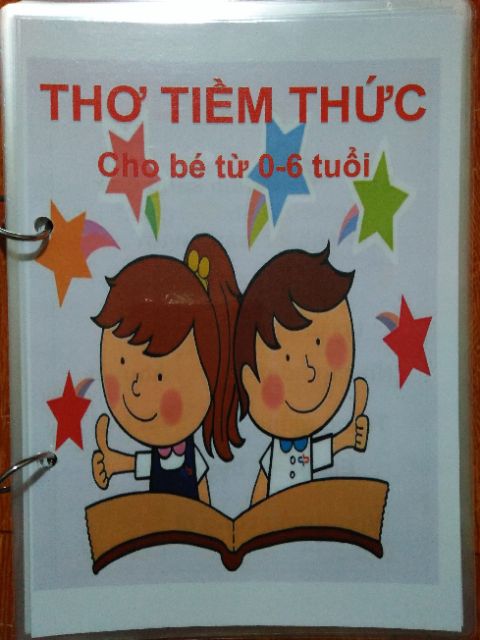 Combo 2 tập THƠ TIỀM THỨC cho bé từ 0 đến 6 tuổi