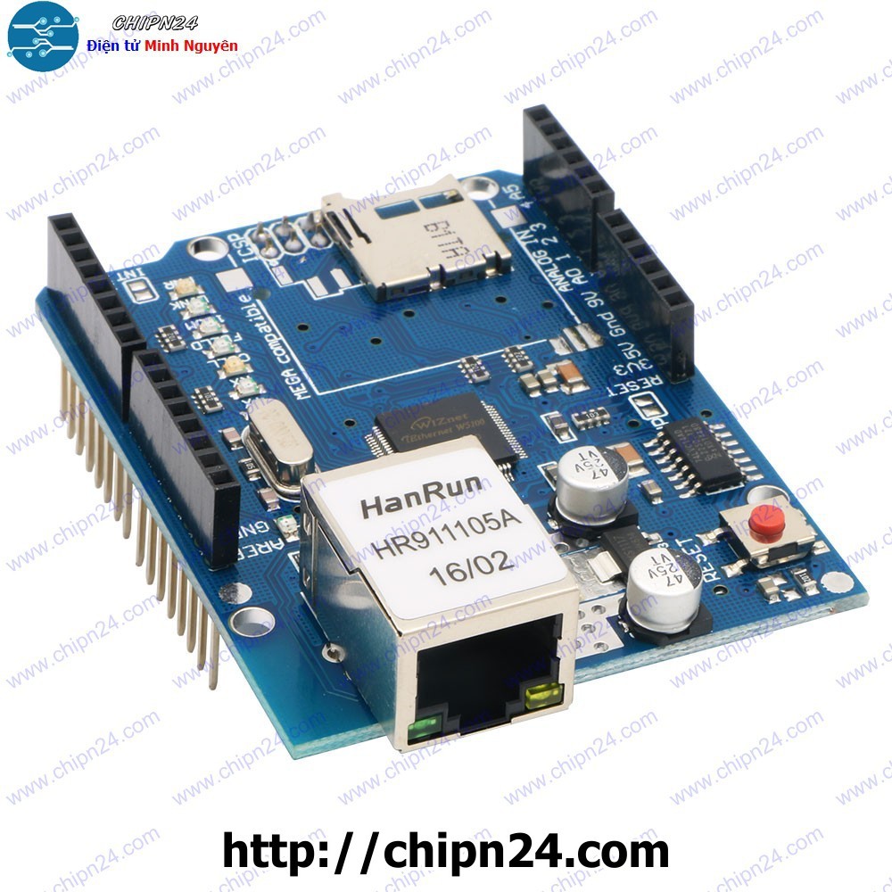 [1 CÁI] Arduino Ethernet Shield W5100