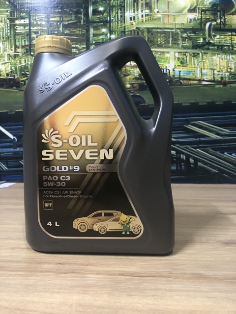 Dầu Nhớt S-OIL GOLD9 PAO C3- SN/CF 5W30