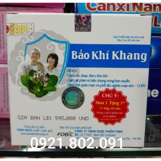 Bảo khí khang hỗ trợ hô hấp