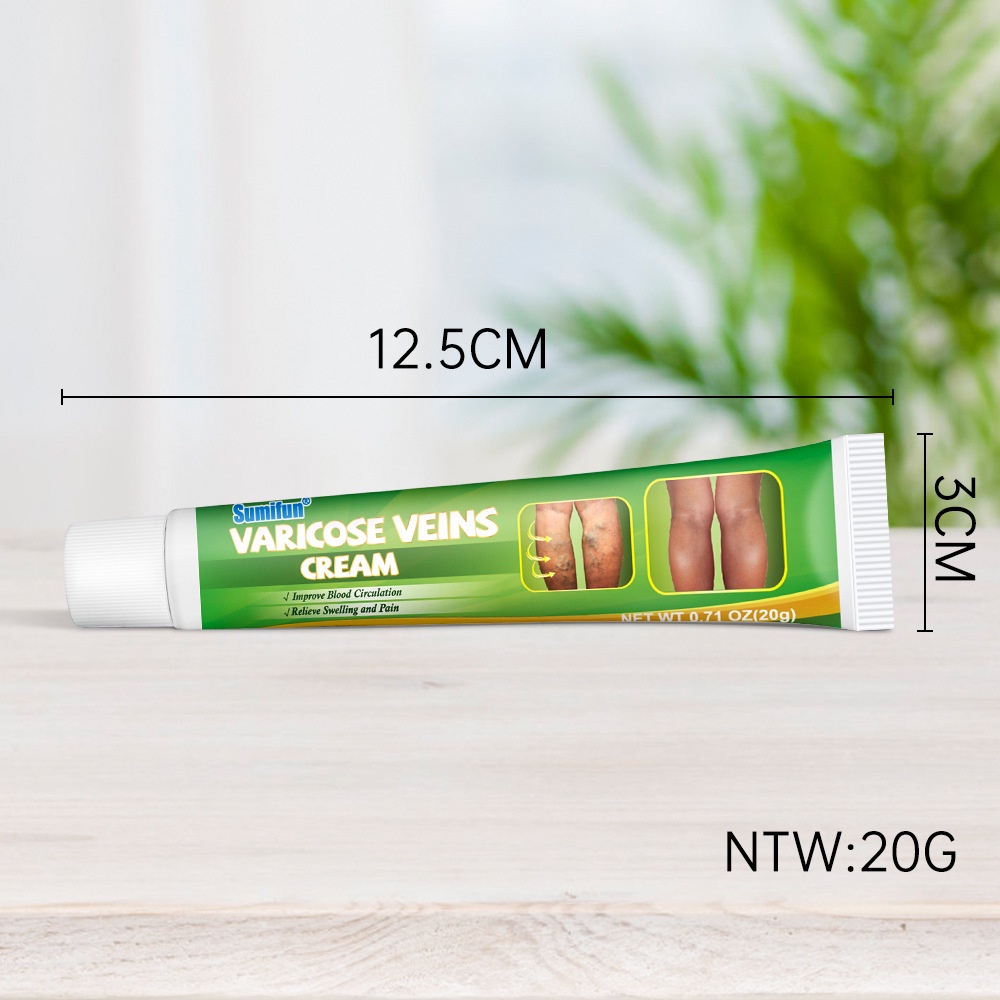 Kem chống giãn tĩnh mạch, tinh chất thảo dược thiên nhiên 100%, chống suy giãn, giảm đau, ngứa