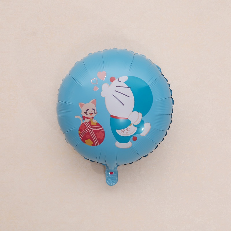Bong Bóng Lá Nhôm 18 Inch Hình Mèo Hoạt Hình Trang Trí Tiệc Sinh Nhật