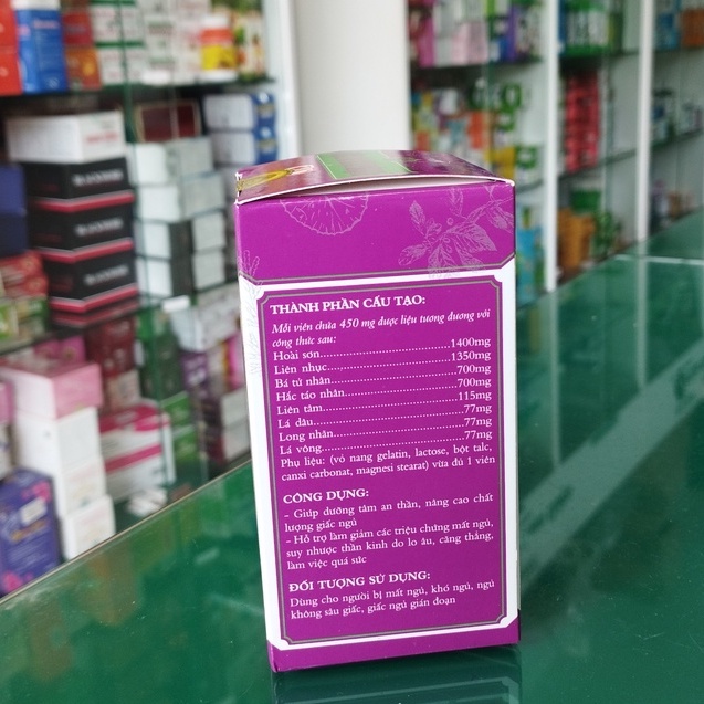 Dưỡng Tâm An Thần TM -  Hỗ trợ hỗ trợ làm giảm các triệu chứng mất ngủ, suy nhược thần kinh do lo âu, căng thẳng