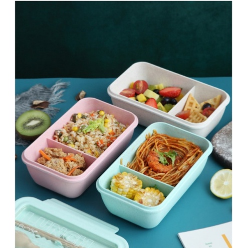 Hộp đựng cơm LUNCH BOX 1100ML, hộp cơm trưa cho dân văn phòng, học sinh, tiện lợi mang theo