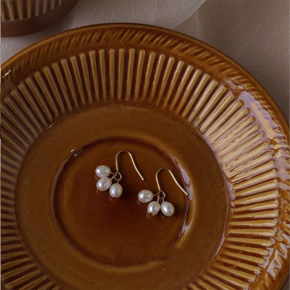 JARRED Bông Tai Đính Hạt Phong Cách Retro Dành Cho Nữ