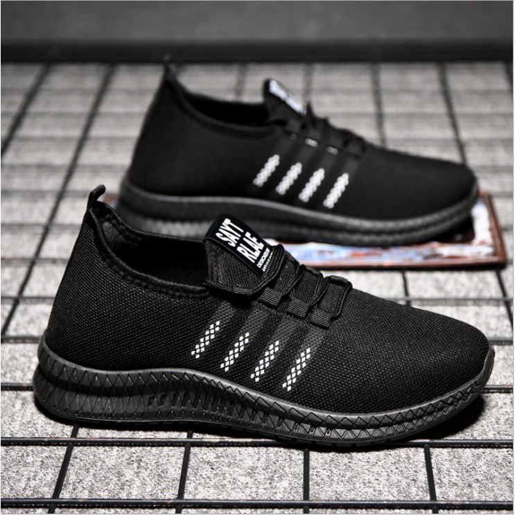 Giày Sneaker Nam SAYT 4 Sọc Đế 3D Chất Vải Chun Co Dãn | BigBuy360 - bigbuy360.vn