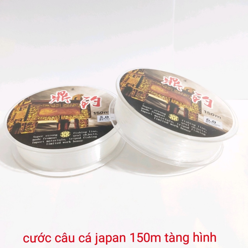 Cước câu cá japan 150m tàng hình siêu tải