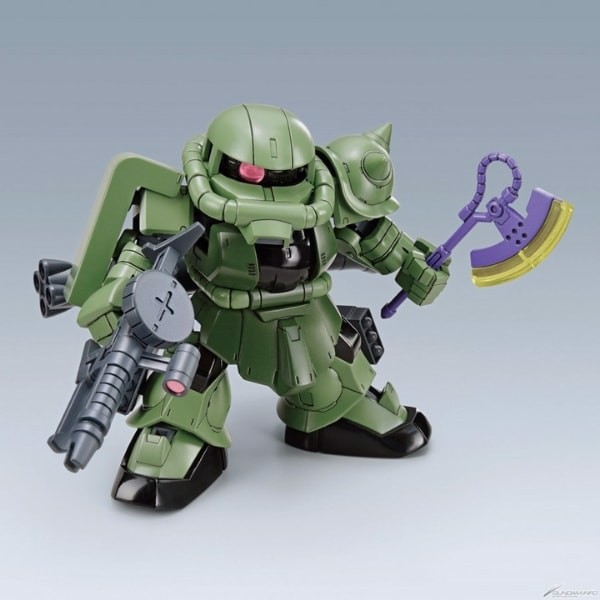 Mô hình lắp ráp Gunpla SD CS Hello Kitty Zaku II Bandai