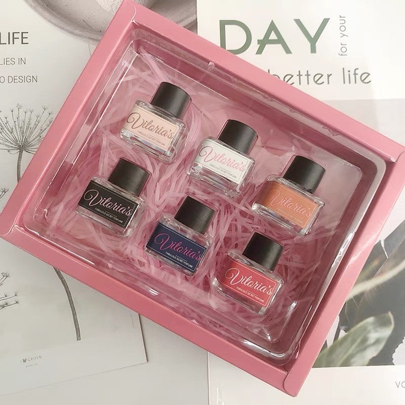 Nước hoa vùng kín Victoria cao cấp - Set 6 lọ 7ml nhiều mùi hương giúp khử mùi hôi, kháng khuẩn, lưu hương tốt C2U