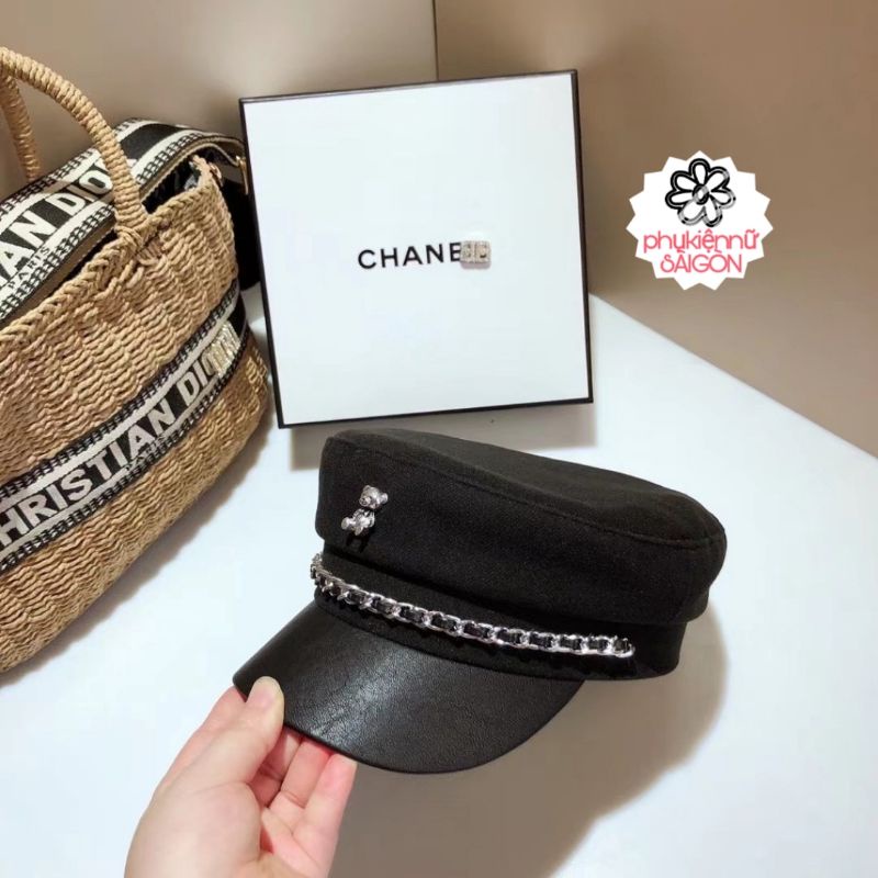 Mũ keppi da bóng hàng xịn 2 lớp dày dặn full tag, logo chắc chắn, sáng bóng 1 màu đen huyền thoại