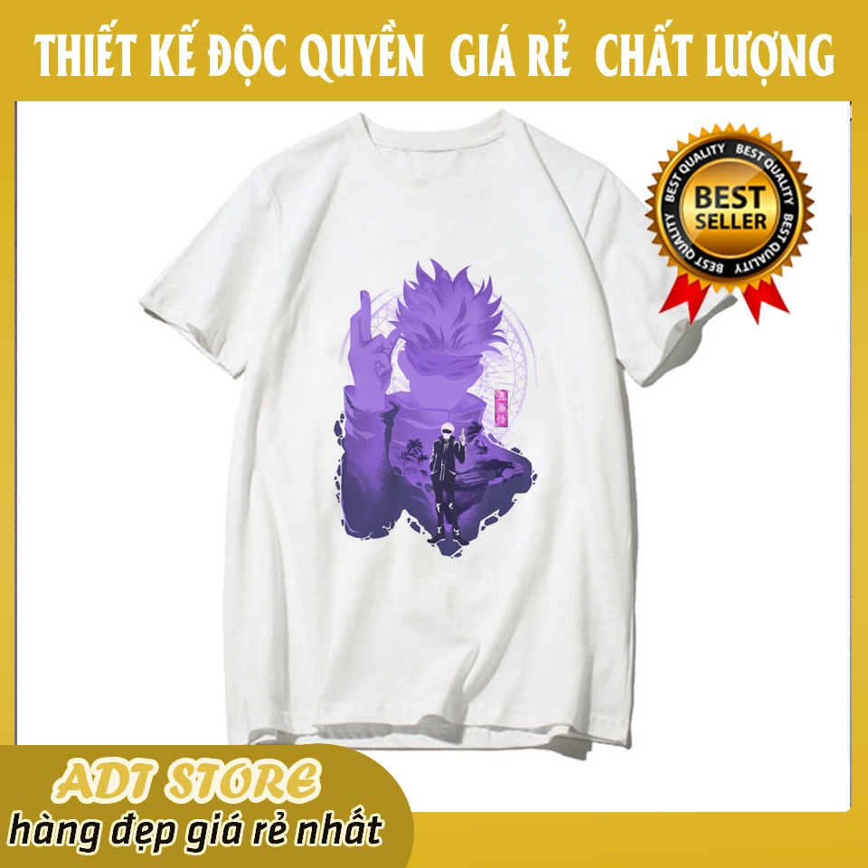 Áo thun unisex anime Jujutsu Kaisen Satoru Yuji Itadori Sukuna Art phong các Nhật Bản cực chất