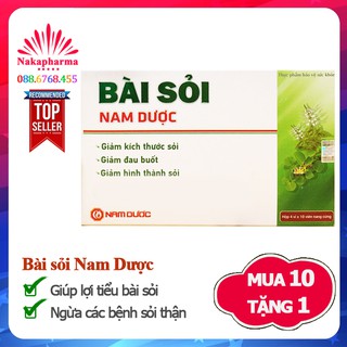[10 TẶNG 1] Bài sỏi Nam Dược – Giúp lợi tiểu bài sỏi, ngừa viêm đường tiết niệu, sỏi thận